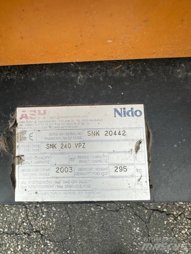 Nido SNK 240 VPZ Snežné pluhy, predné snežné radlice