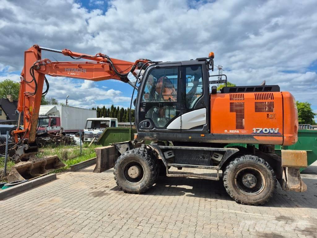 Hitachi ZX 170 W-6 Kolesové rýpadlá