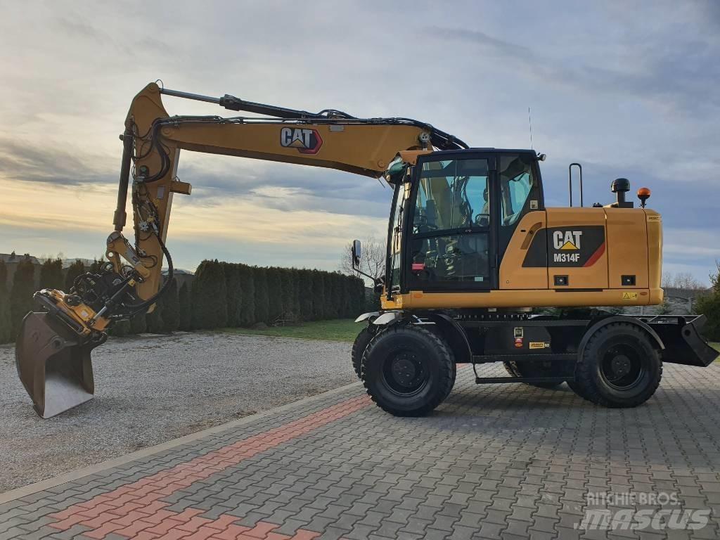 CAT M 314 F Kolesové rýpadlá