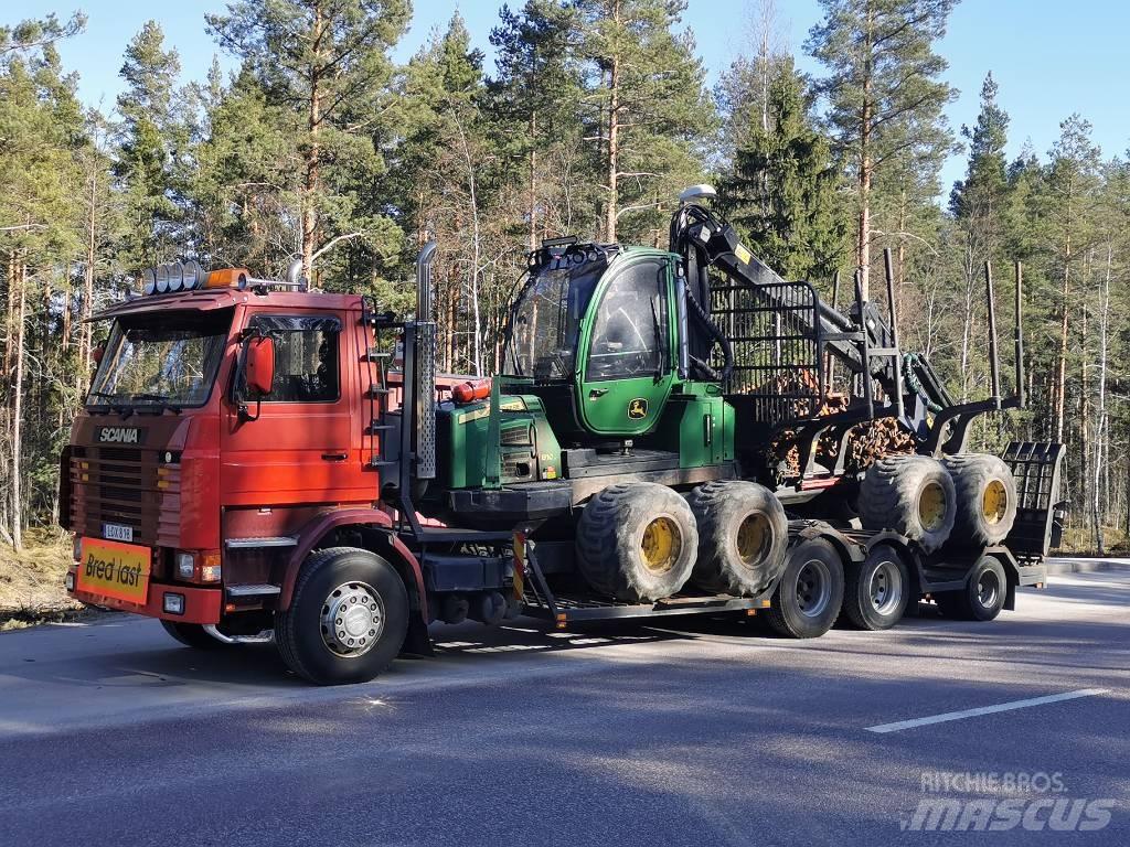Scania 142/143 Nákladné automobily na prepravu lesných strojov