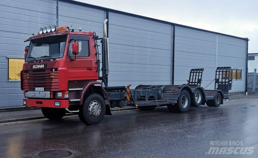 Scania 142/143 Nákladné automobily na prepravu lesných strojov
