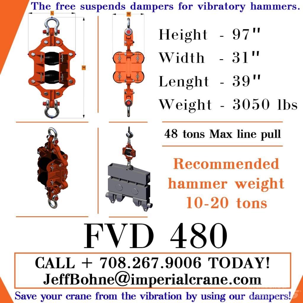  Finaros FVD 480 Hydraulické baranidlá na zatĺkanie pilotov