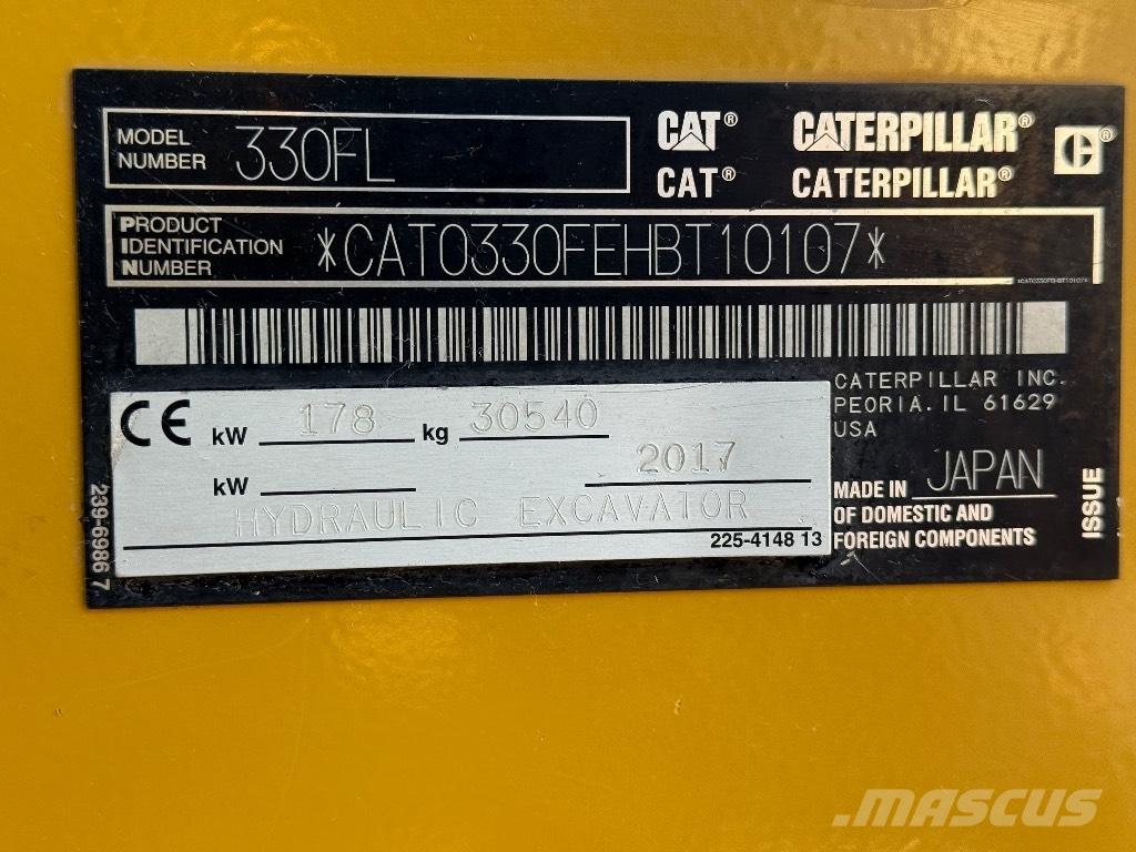 CAT 330 FL Pásové rýpadlá