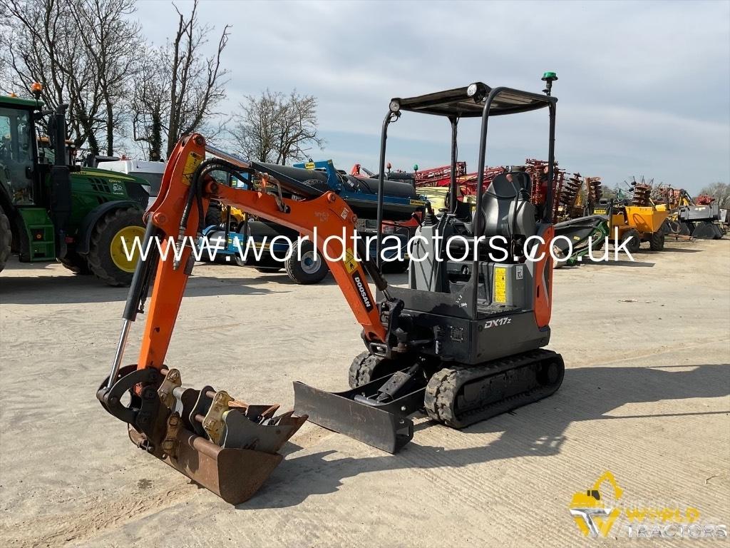 Doosan DX 17 Mini rýpadlá < 7t