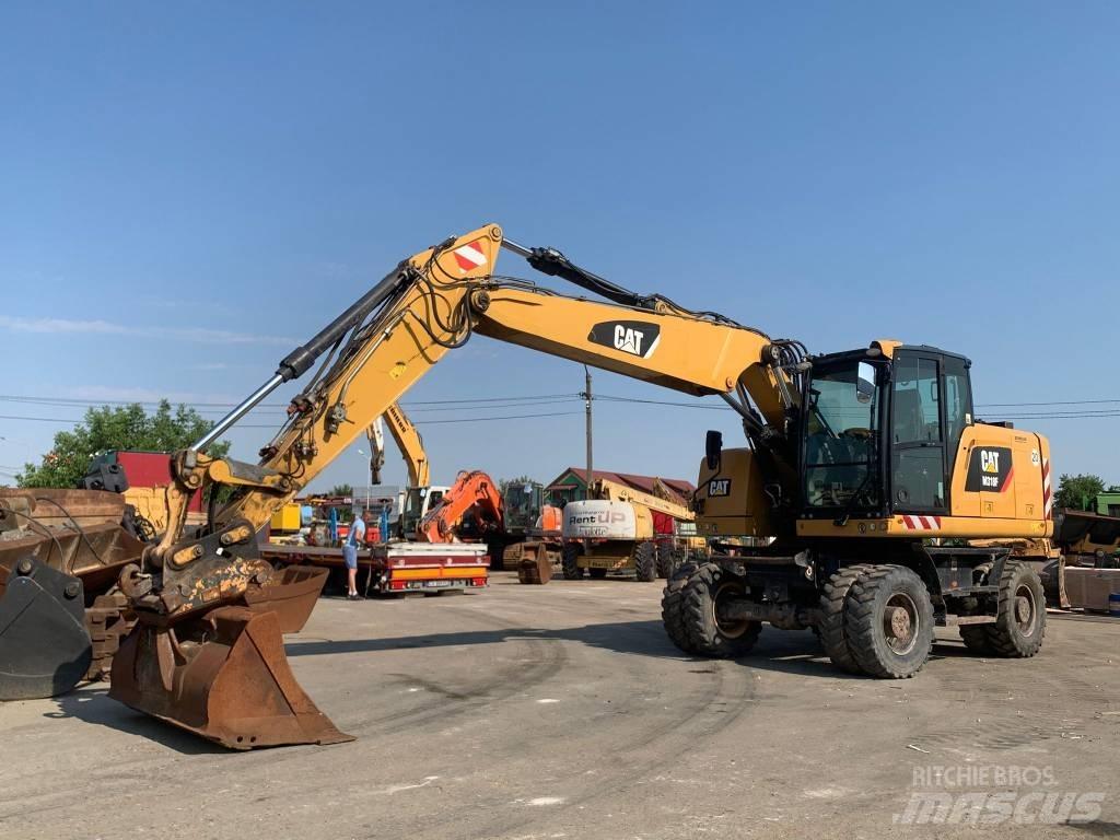 CAT M 318 F Kolesové rýpadlá