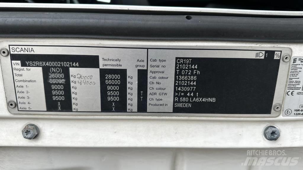 Scania R 580 Ťahače