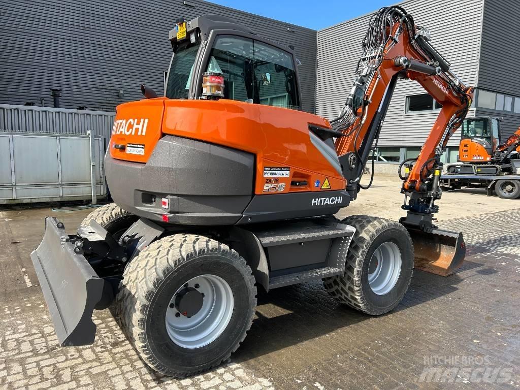 Hitachi ZX95W Kolesové rýpadlá