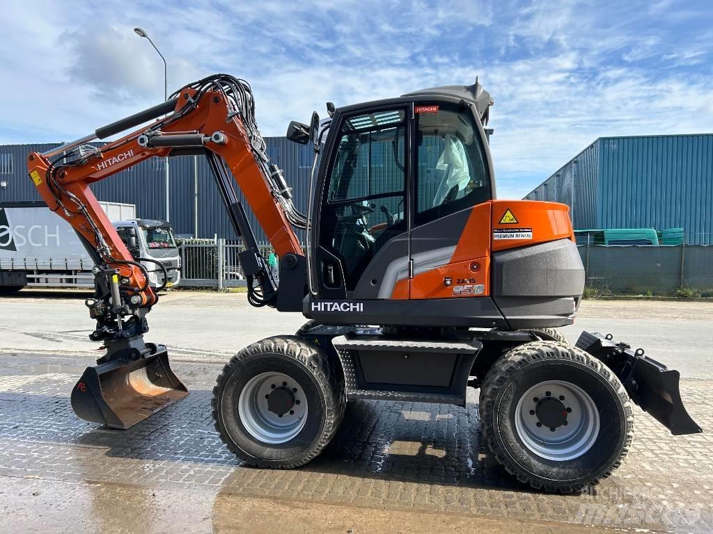 Hitachi ZX95W Kolesové rýpadlá