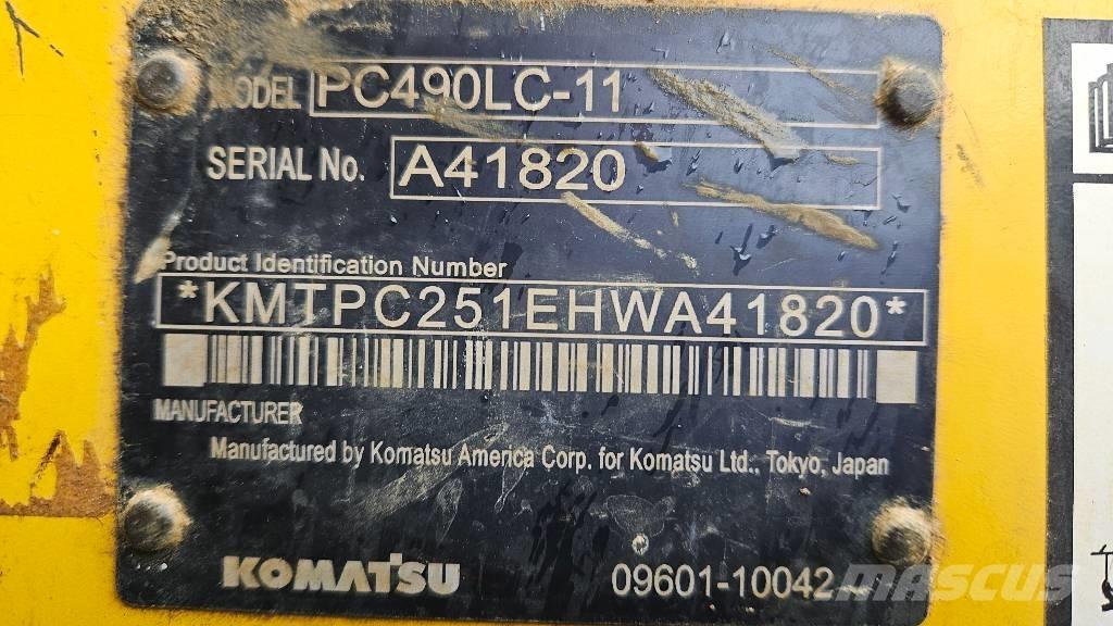 Komatsu PC 490 LC-11 Pásové rýpadlá