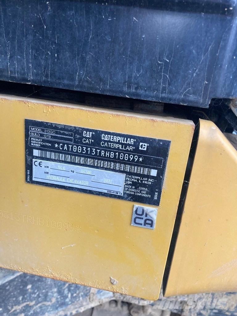 CAT 313 GC - nextgen Pásové rýpadlá