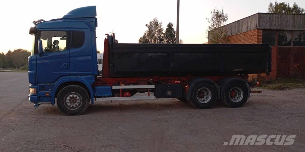 Scania 124 C 420 Hákový nosič kontajnerov