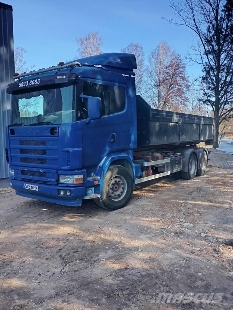 Scania 124 C 420 Hákový nosič kontajnerov