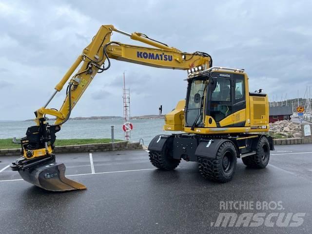 Komatsu PW168-11 Kolesové rýpadlá