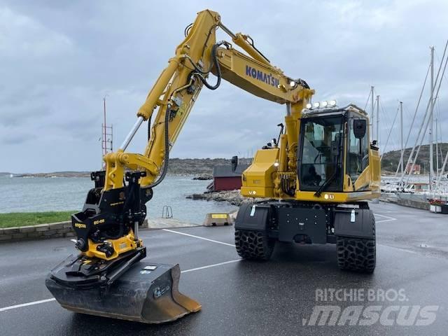 Komatsu PW168-11 Kolesové rýpadlá