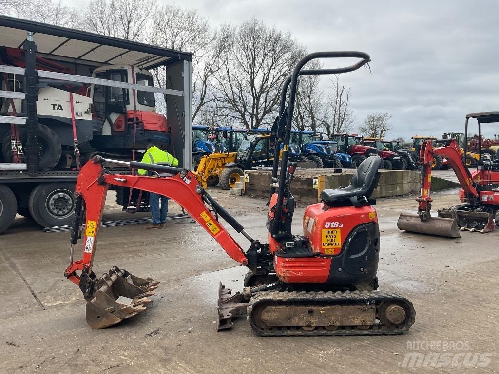 Kubota U 10-3 Mini rýpadlá < 7t