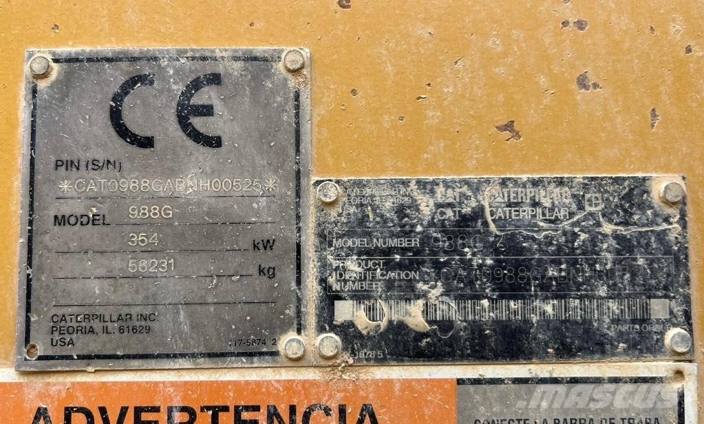 CAT 988 G Kolesové nakladače