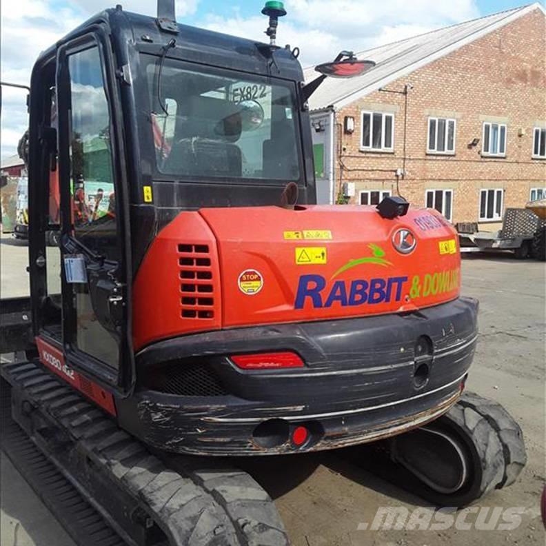 Kubota KX080-4a2 Midi rýpadlá 7 t - 12 t