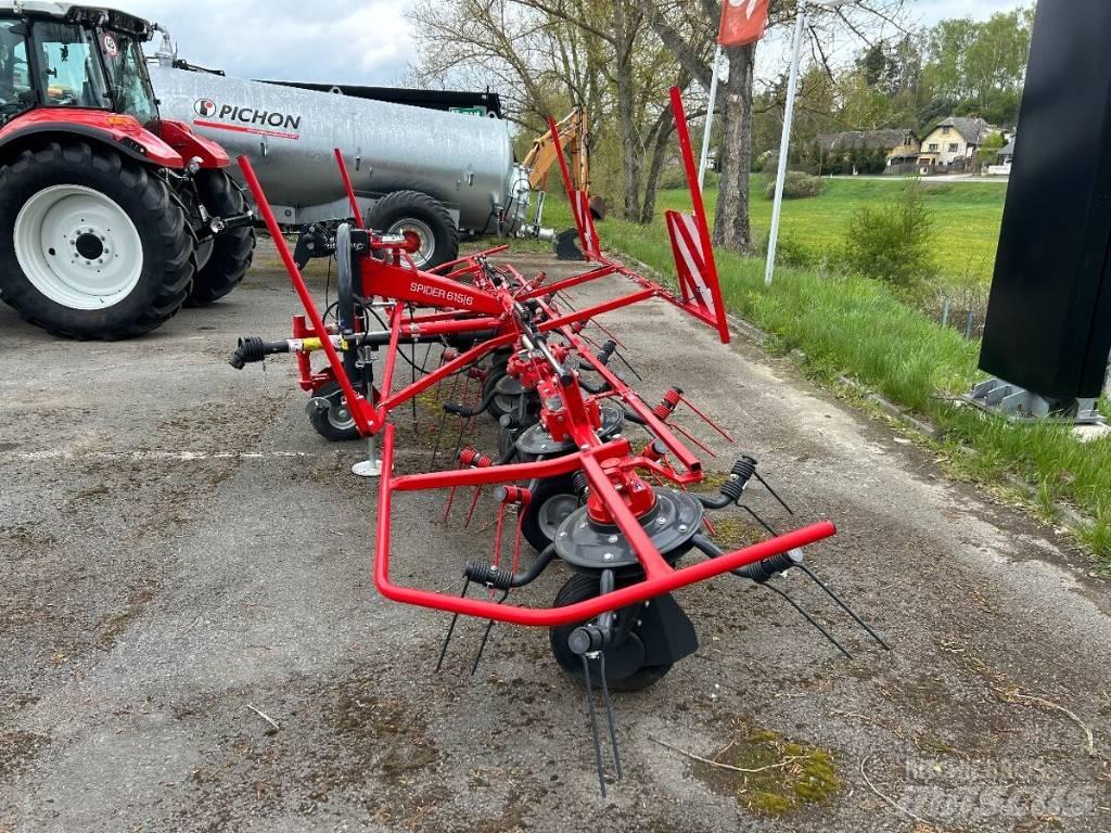SIP Spider 615/6 HS Obracače a zhrabovače sena