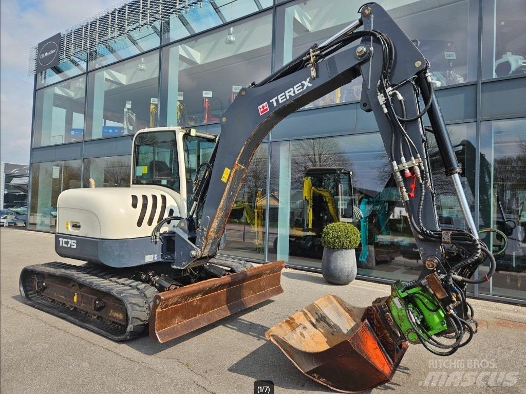 Terex TC 75 Midi rýpadlá 7 t - 12 t