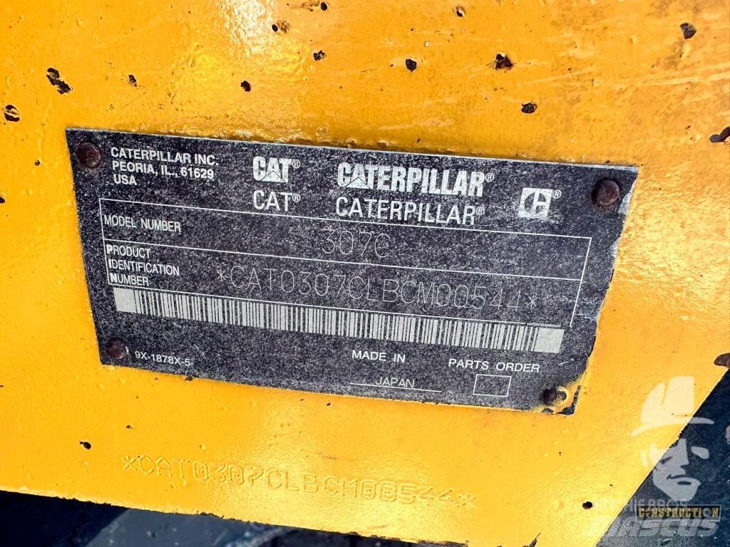CAT 307 C Pásové rýpadlá