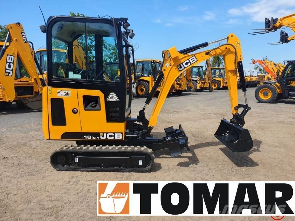 JCB 16 C-1 Mini rýpadlá < 7t