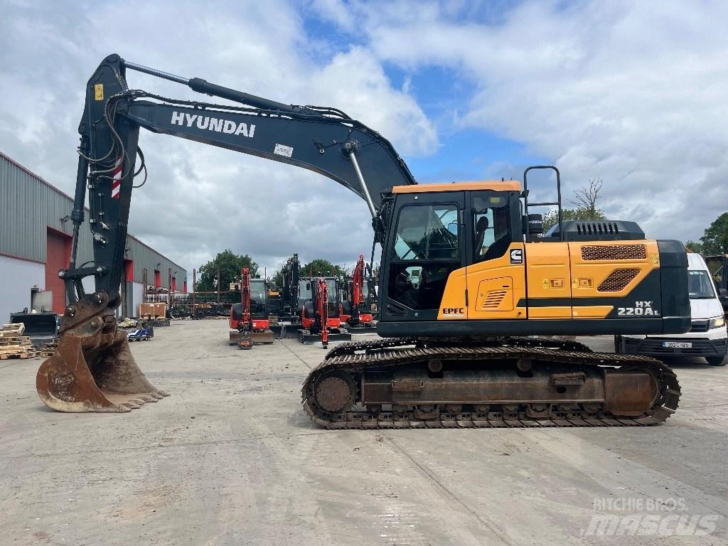 Hyundai HX220AL Pásové rýpadlá