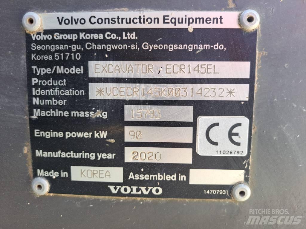Volvo ECR 145 E Pásové rýpadlá