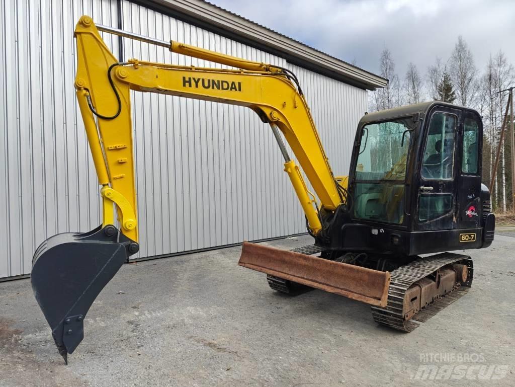 Hyundai R 60-7 Mini rýpadlá < 7t
