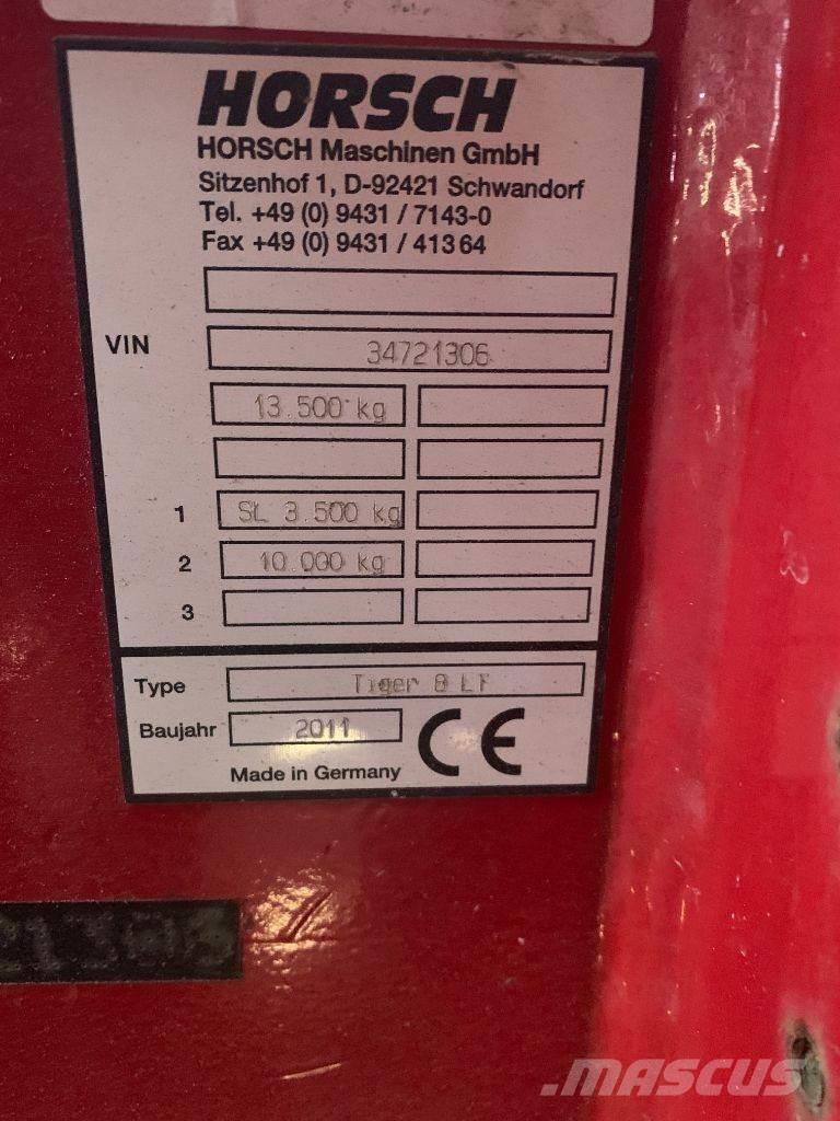 Horsch Tiger 8 LT Kultivátory
