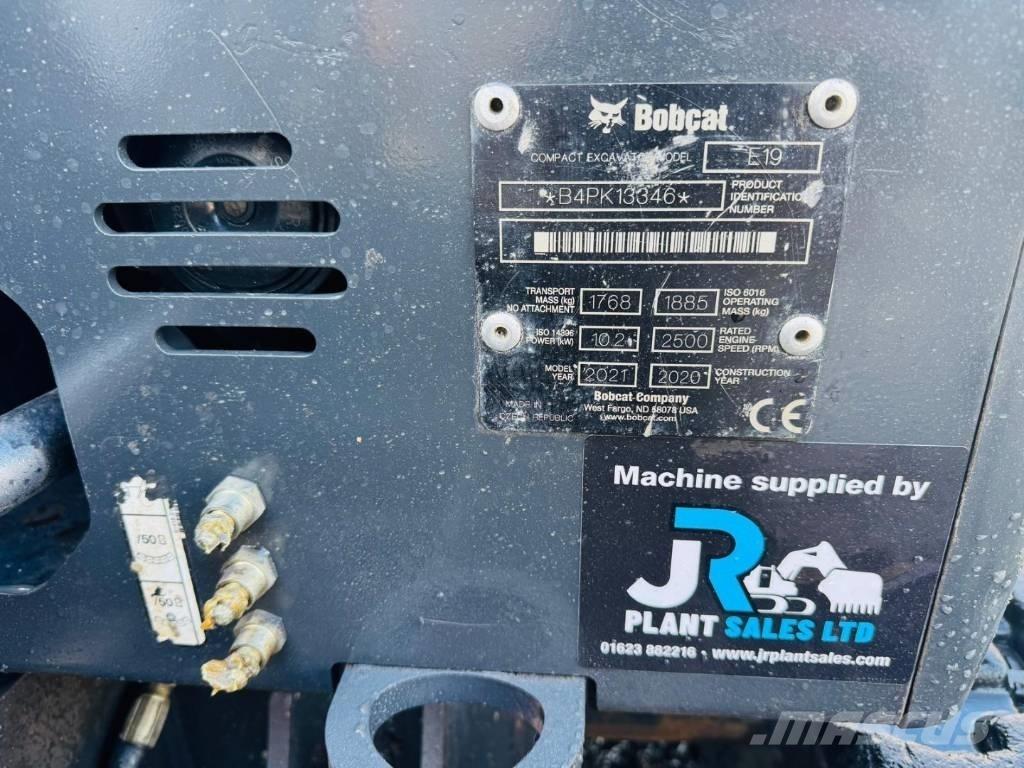 Bobcat E 19 Mini rýpadlá < 7t