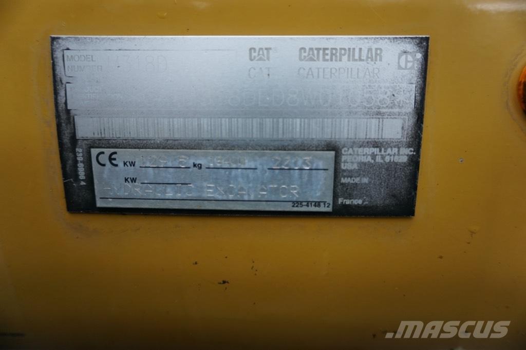 CAT M 318 D Kolesové rýpadlá