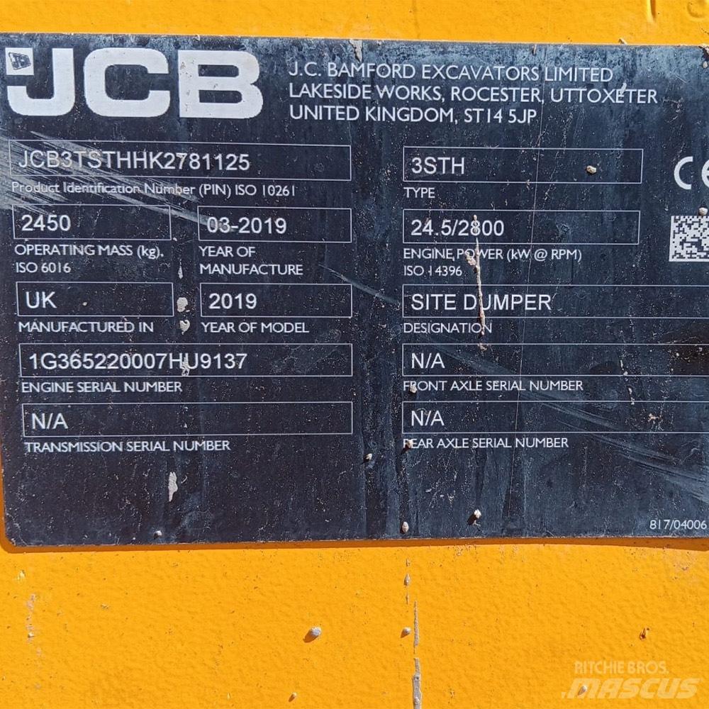 JCB 3TSTH Stavebné sklápače