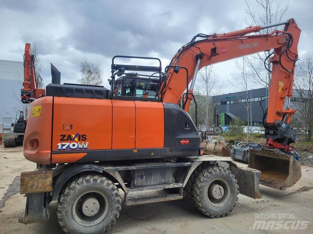 Hitachi ZX170W-6 Kolesové rýpadlá