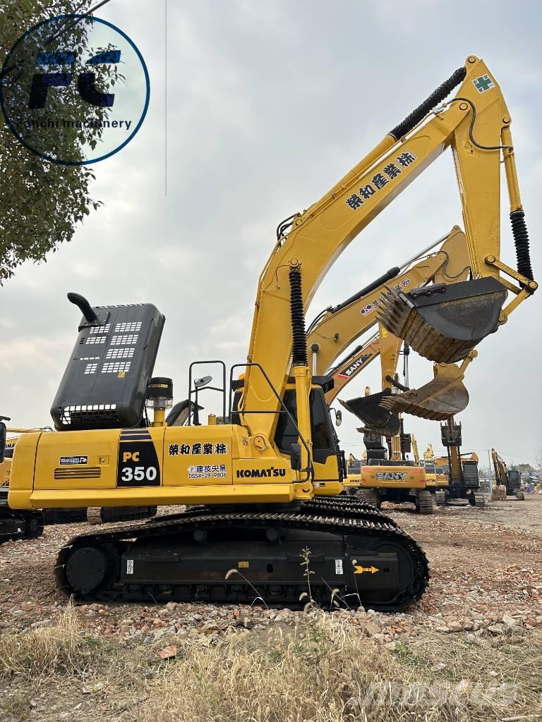 Komatsu 350 Pásové rýpadlá
