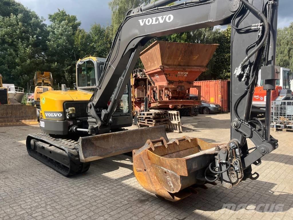 Volvo ECR 88 D Midi rýpadlá 7 t - 12 t