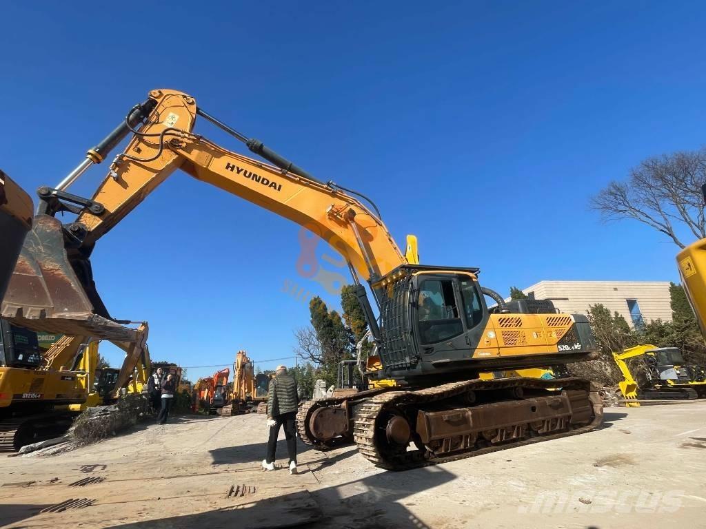 Hyundai Robex 520 VS Pásové rýpadlá