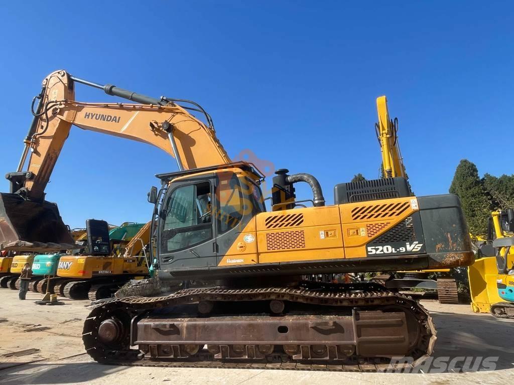 Hyundai Robex 520 VS Pásové rýpadlá