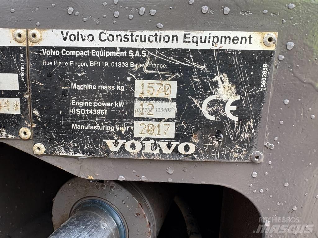 Volvo EC 15 D Mini rýpadlá < 7t