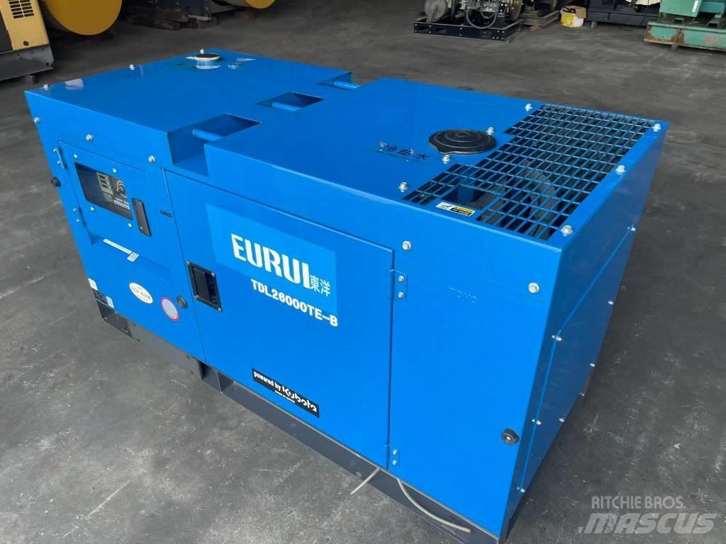 Kubota 20 KVA Naftové generátory