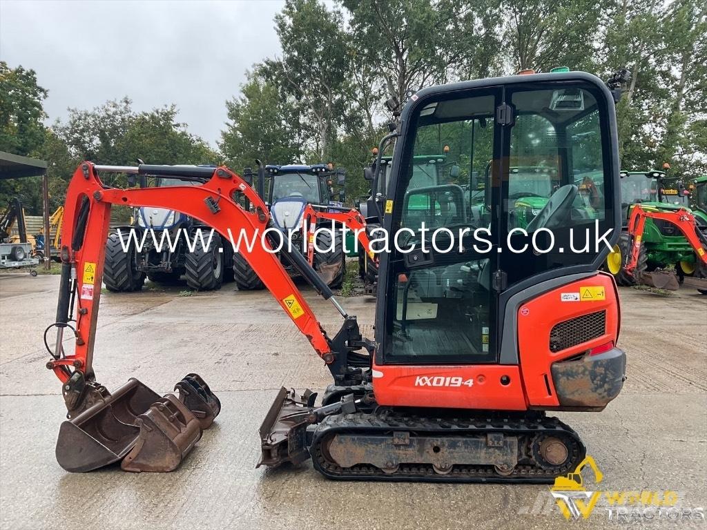 Kubota KX 019-4 Mini rýpadlá < 7t