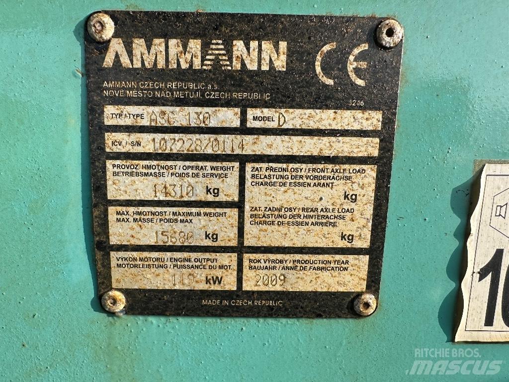 Ammann ASC 130 Ťahačové valce