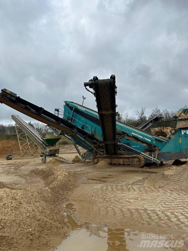 PowerScreen 2100X Mobilné triediče