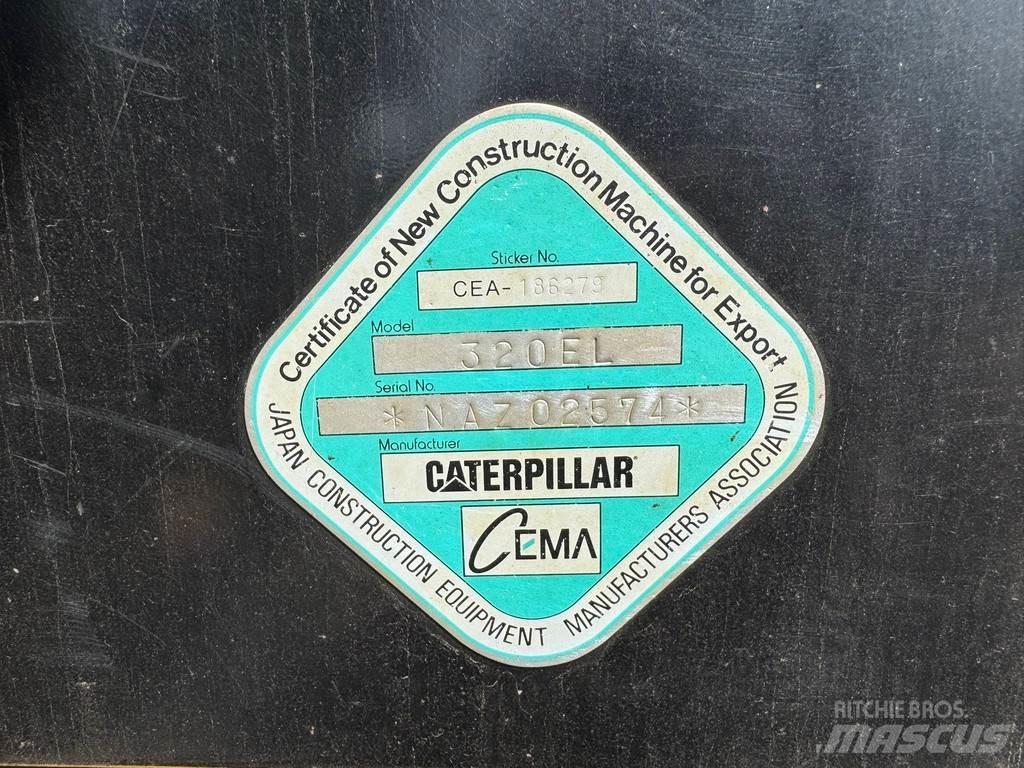 CAT 320E Pásové rýpadlá