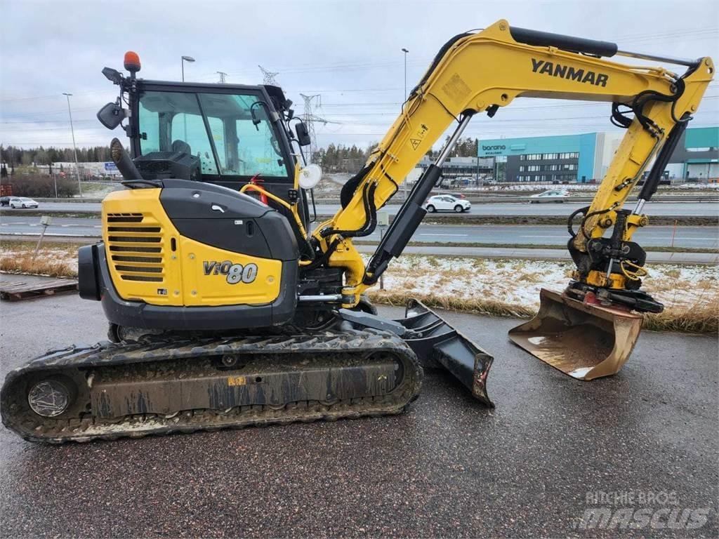 Yanmar VIO 80-1A Midi rýpadlá 7 t - 12 t