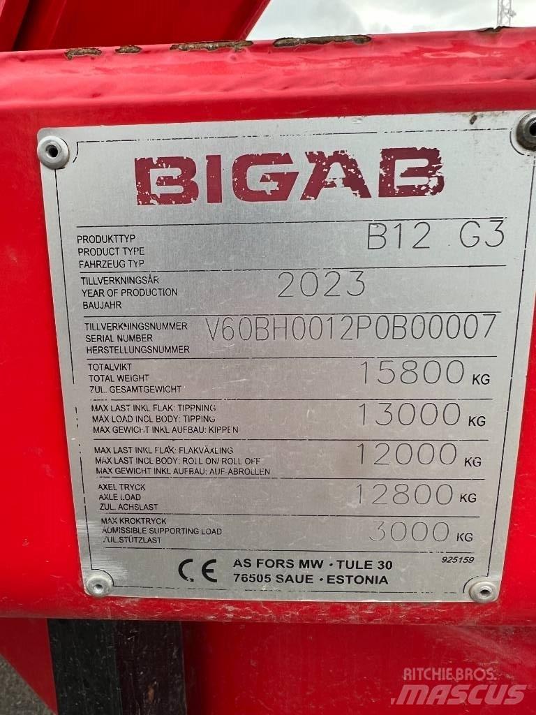Bigab B 12 Prívesy na všeobecné použitie