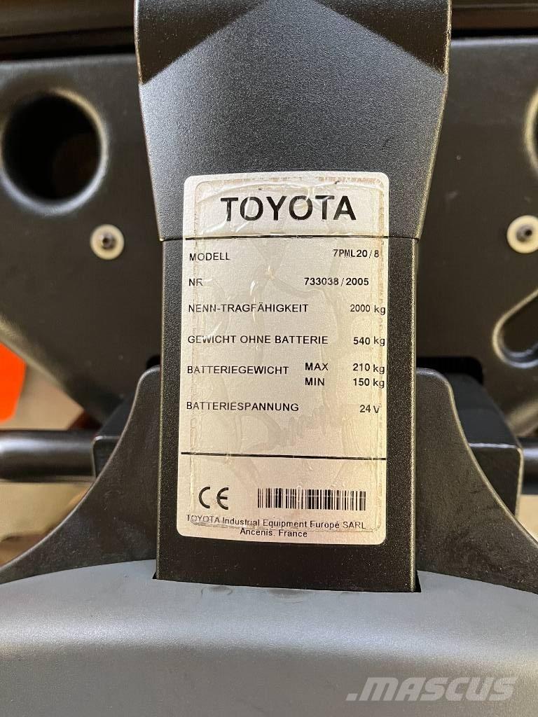Toyota 7 PML 20 Nízkozdvižný vozík
