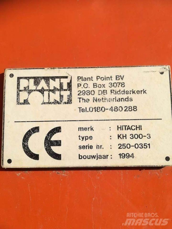 Hitachi KH 300 Pásové žeriavy