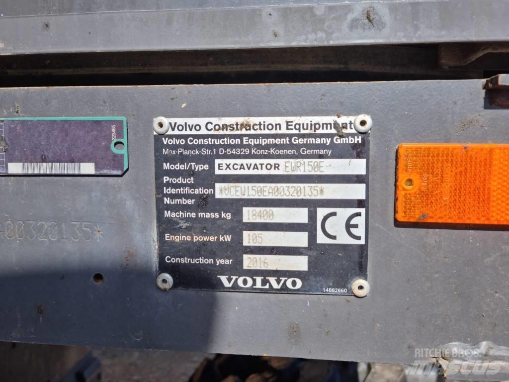 Volvo EWR 150 E Kolesové rýpadlá