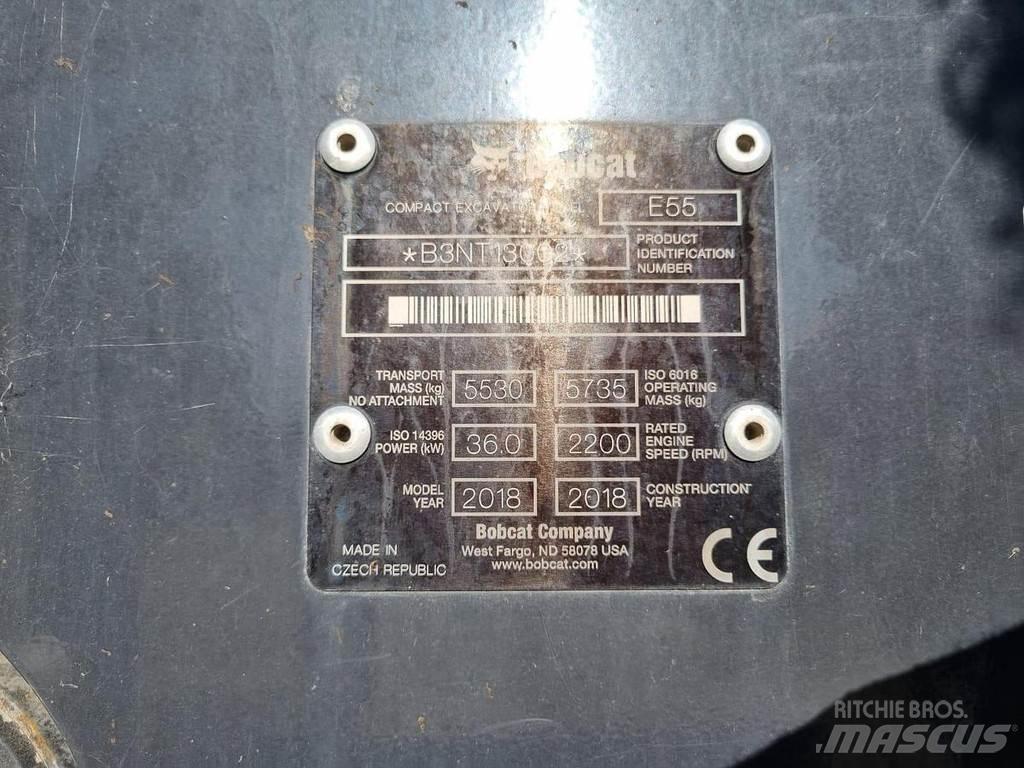 Bobcat E55 Mini rýpadlá < 7t