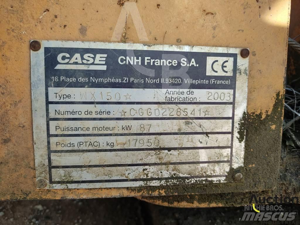 CASE WX 150 Kolesové rýpadlá